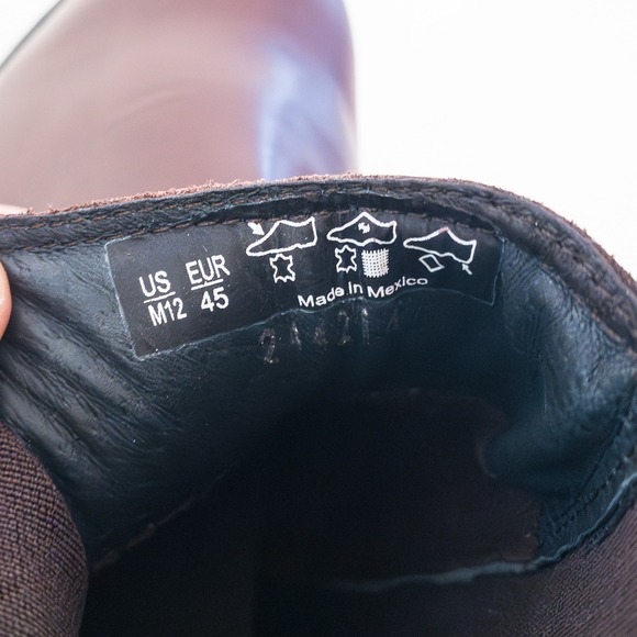 Naot Washington Chelsea Boots Men US 12 Burgundy Brown Leather - Picture 2 of 12